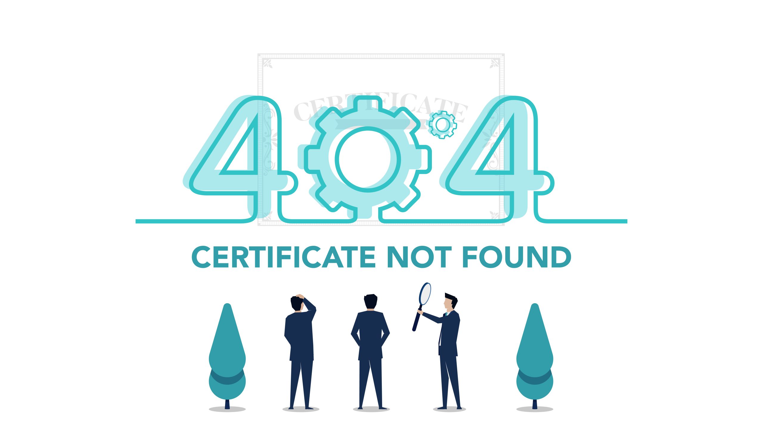 404 Certificate Not Found
