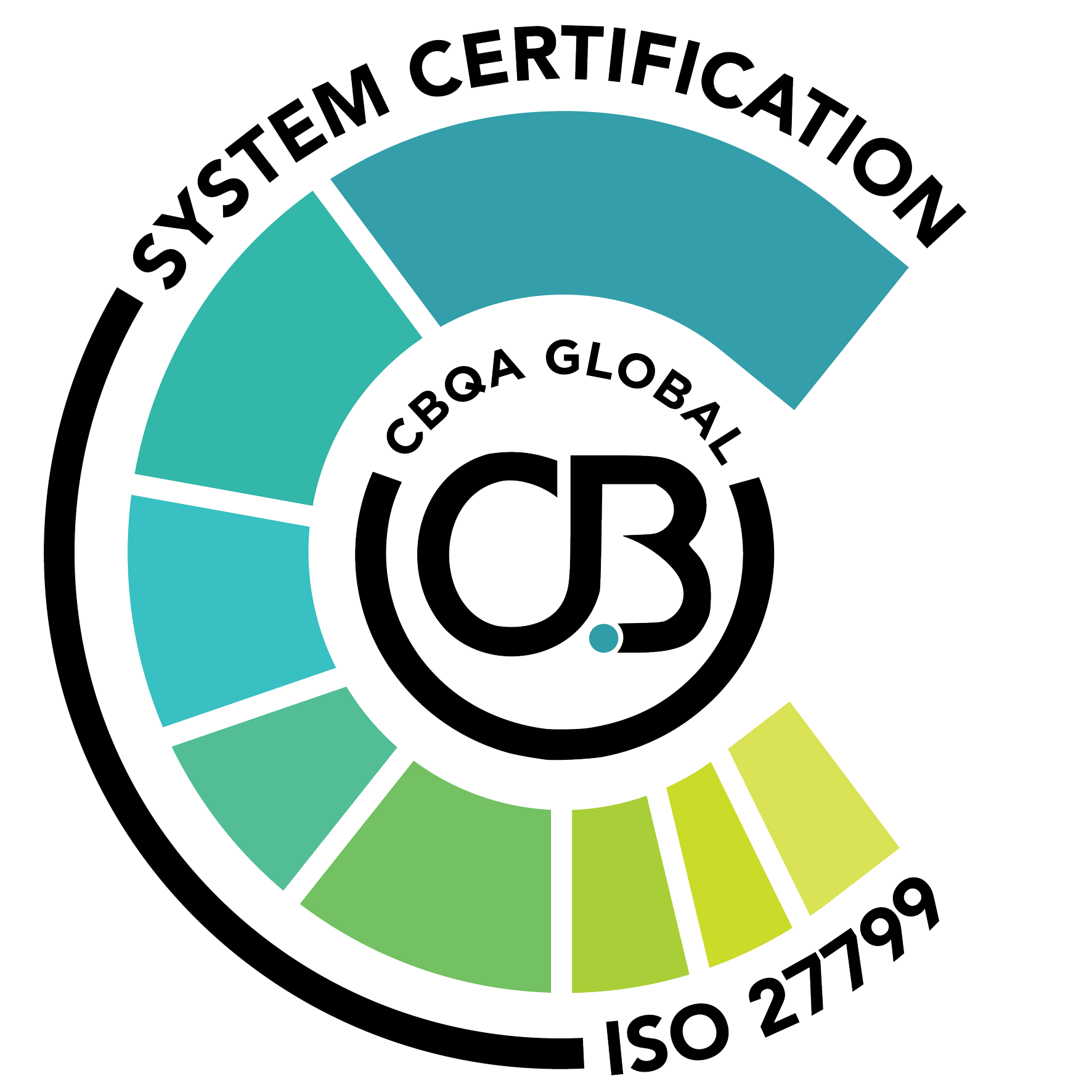 CBQA GLOBAL CERTIFICATE LOGO ISO 27799:2016